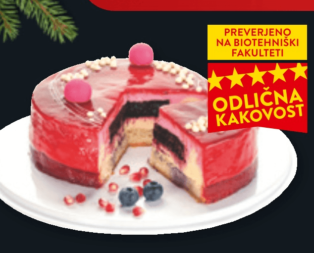 Torta z borovnicami in granatnim jabolkom 900 g SPAR - Akcija v trgovini Spar