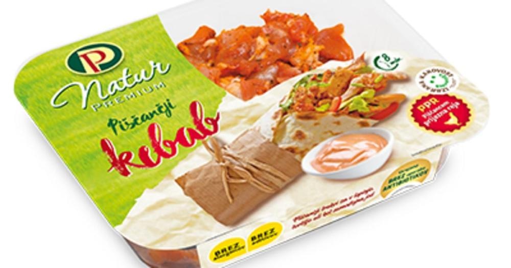 Piščančji kebab 500 g Perutnina Ptuj Natur Premium - Akcija v trgovini E.Leclerc