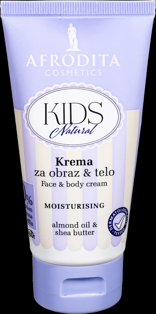 Krema za obraz in telo Afrodita Kids Natural 75 ml - Akcija v trgovini Mercator