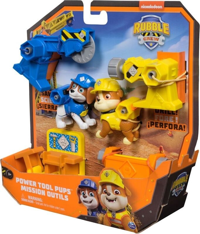 SPIN MASTER RUBBLE & CREW POWER TOOL KOMPLET FIGURIC PUPS - Akcija v trgovini Mueller