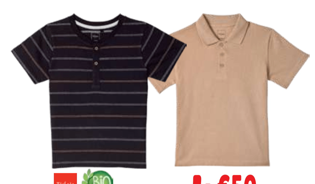 Deška majica ali polo majica TISSAIA - Akcija v trgovini E.Leclerc