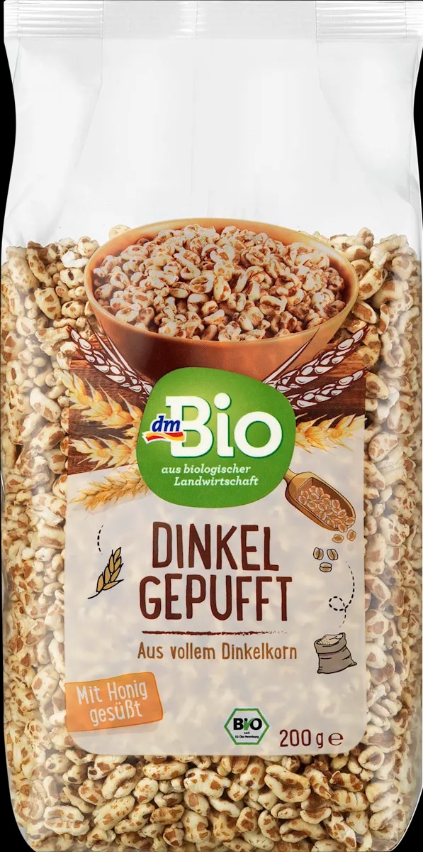 dmBio ekspandirana pira z medom 200 g - Akcija v trgovini Dm
