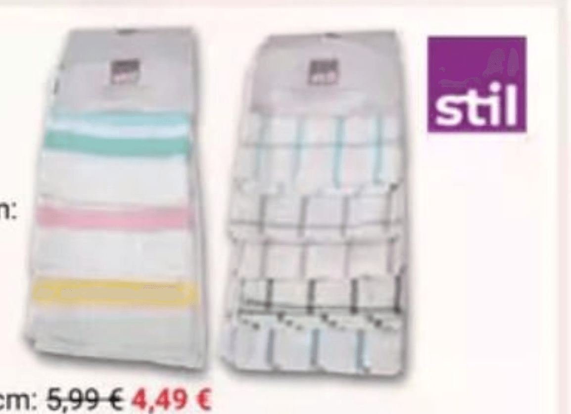 Kuhinjska krpa STRIPE set 3/1 - Akcija v trgovini Pevex