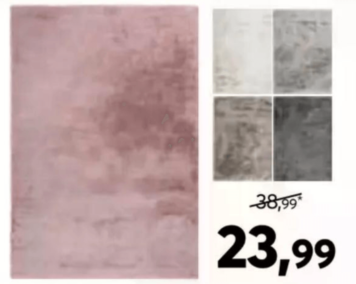 Preproga - Akcija v trgovini Dipo