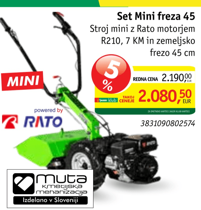Set Mini freza 45 Rato - Akcija v trgovini Jager