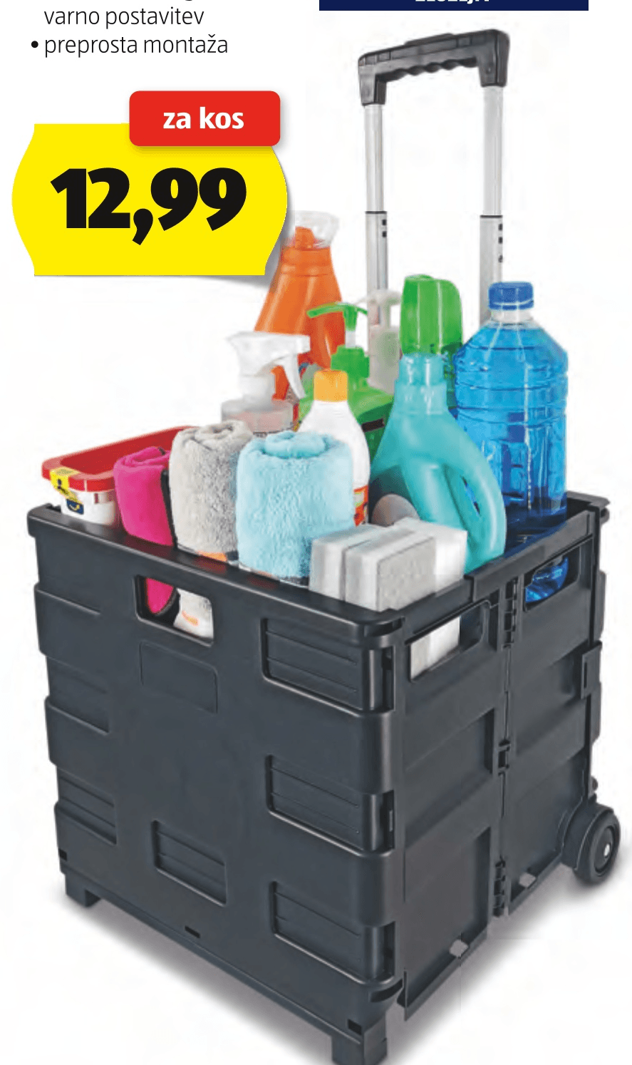 Zložljiv delovni voziček - Akcija v trgovini Hofer