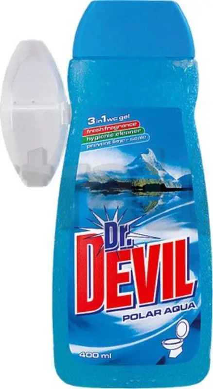 Dr. Devil Gel za čiščenje WC školjke 400 ml - Akcija v trgovini E.Leclerc