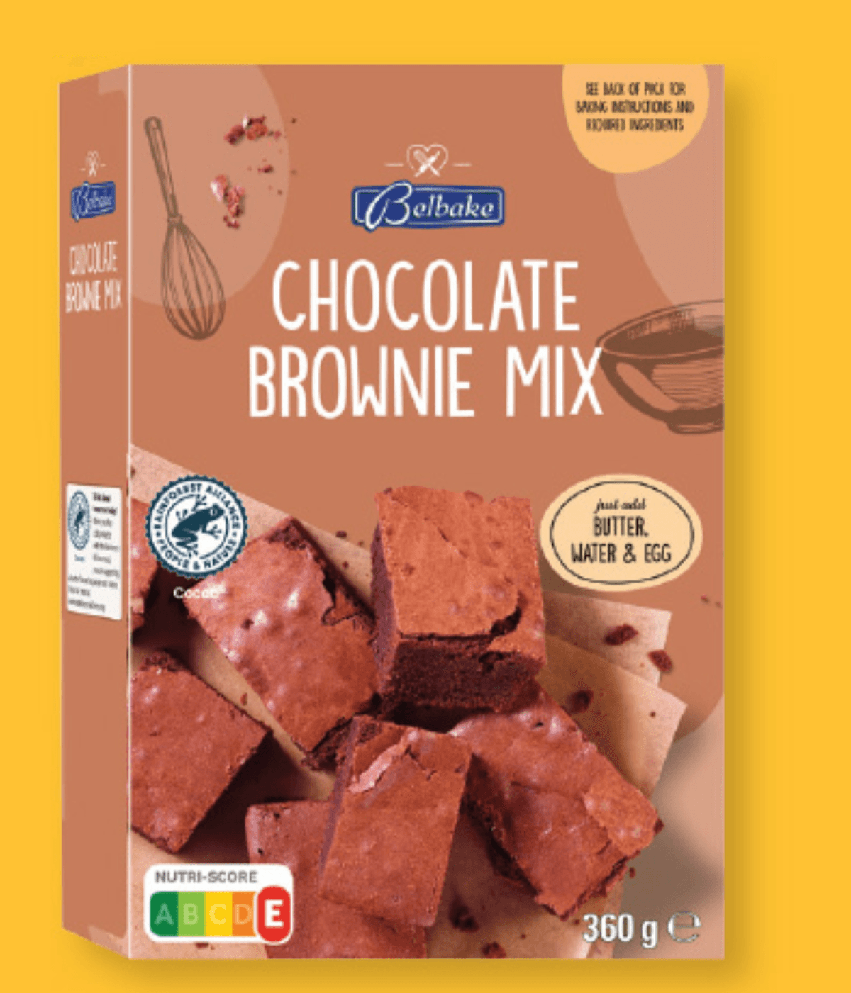 Belbake Pripravljena zmes za čokoladne brownije 360 g - Akcija v trgovini Lidl