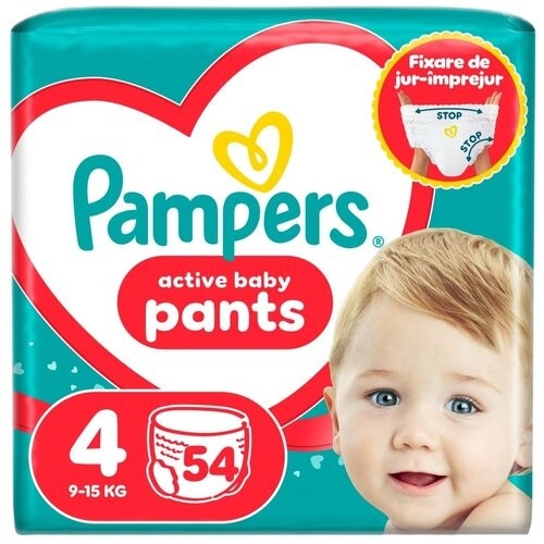 Pampers Active Baby hlačne plenice 54 kosov Akcija v trgovini Dm