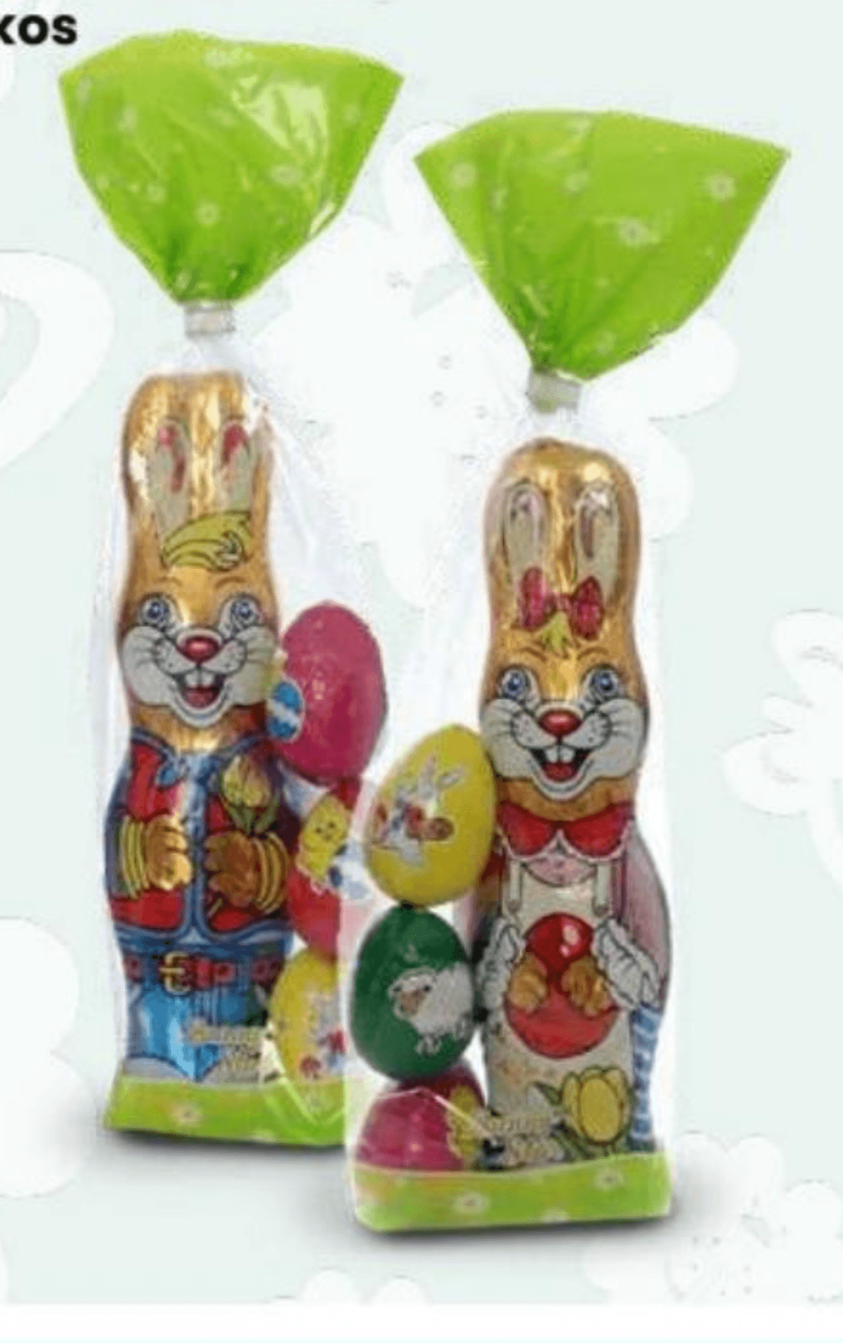 Čokoladni zajček z jajčki v vrečki 145 g - Akcija v trgovini Eurospin