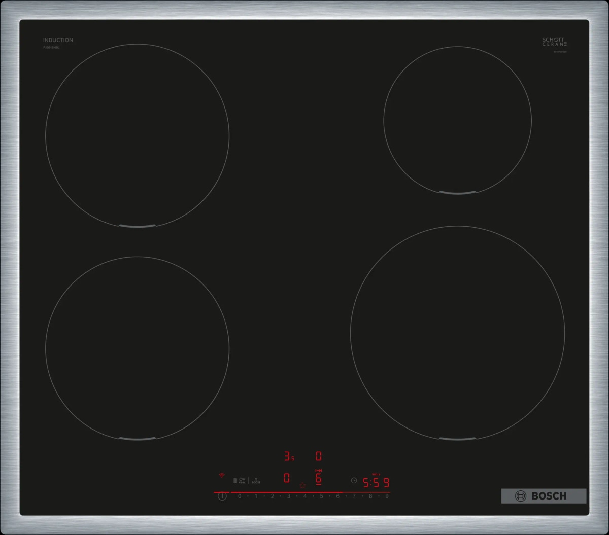 INDUKCIJSKA PLOŠČA PIE645HB1E Bosch - Akcija v trgovini E.Leclerc