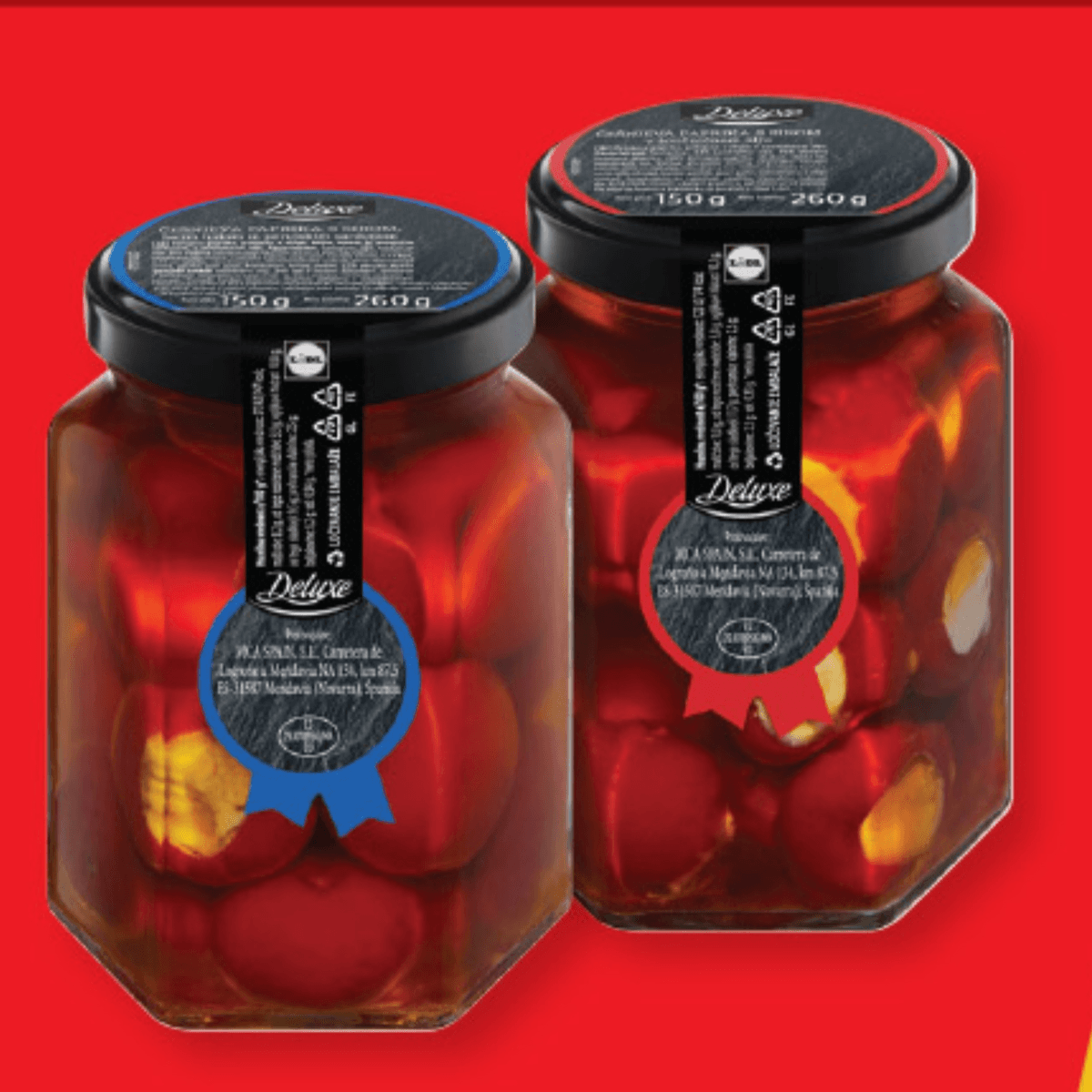 Deluxe Češnjeva paprika 284 ml - Akcija v trgovini Lidl