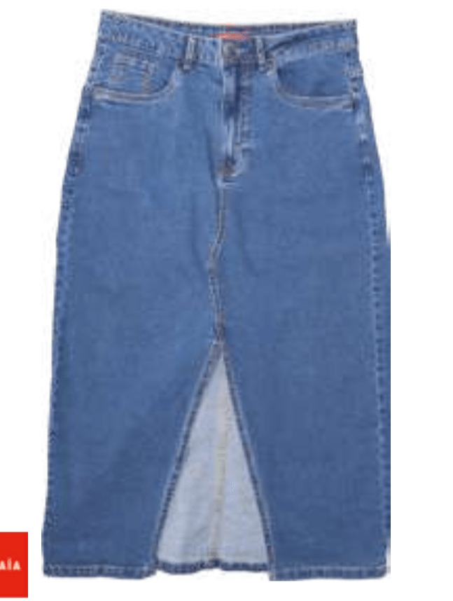 Žensko jeans krilo TISJAJA - Akcija v trgovini E.Leclerc