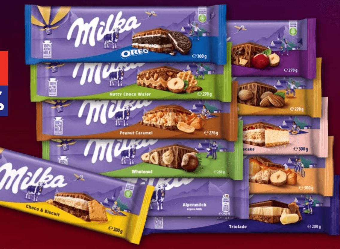 Milka čokolada različni okusi 250-300 g Akcija v trgovini Regal Shop