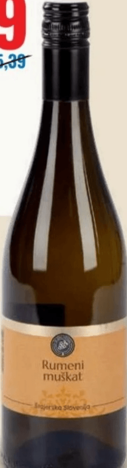 Rumeni muškat 750 ml - Akcija v trgovini Eurospin