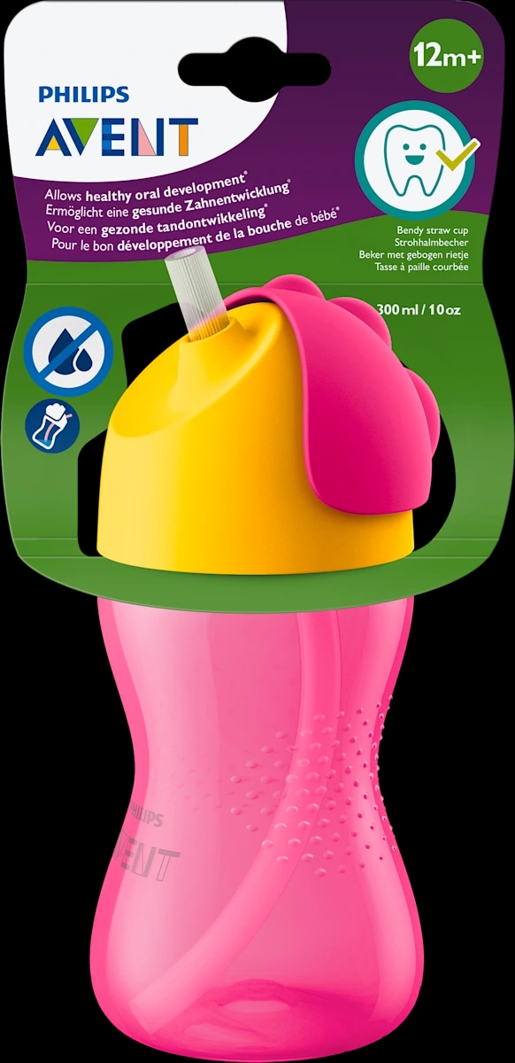 Philips Avent lonček z gibljivo slamico 300 ml - Akcija v trgovini Dm