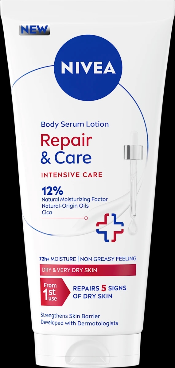 NIVEA Repair & Care losjon s serumom za suho kožo 200 ml Akcija v trgovini Dm
