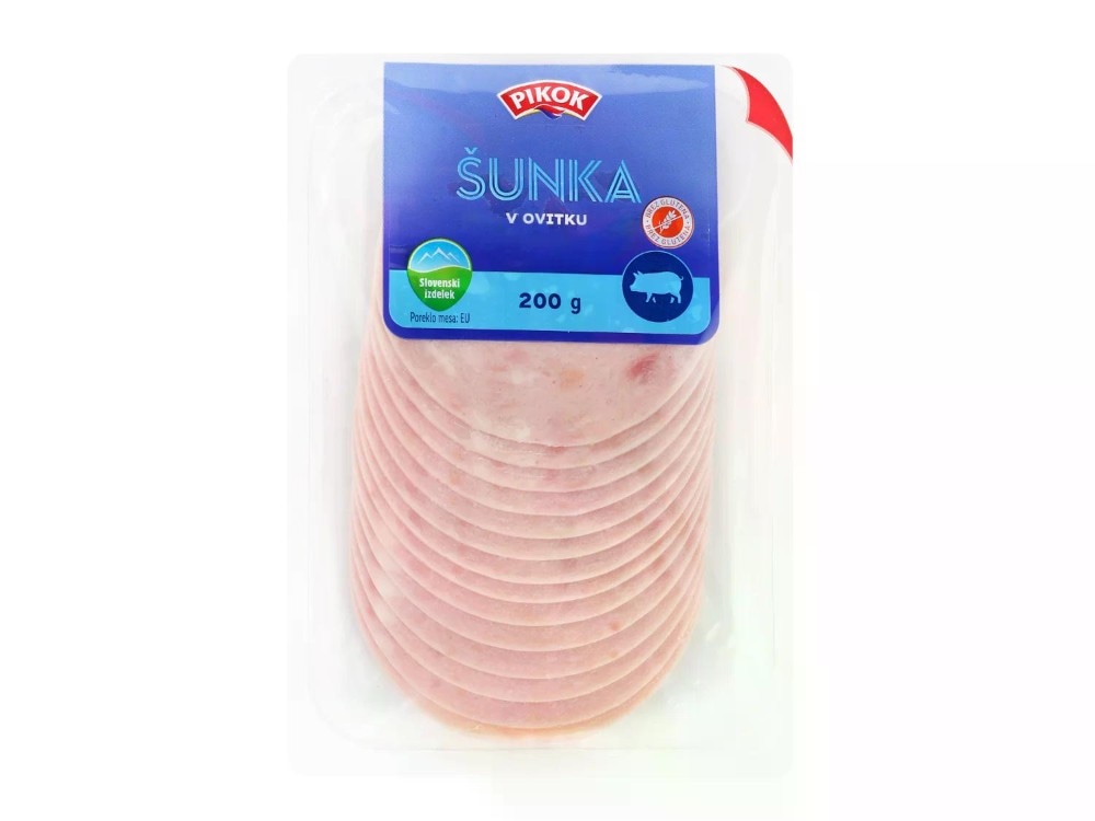 Pikok šunka v ovitku 200 g Akcija v trgovini Lidl