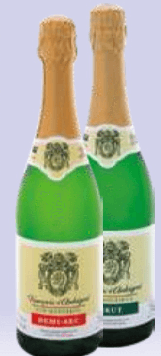 Peneče Vino Francois D'Aubigné 0.75 l - Akcija v trgovini E.Leclerc