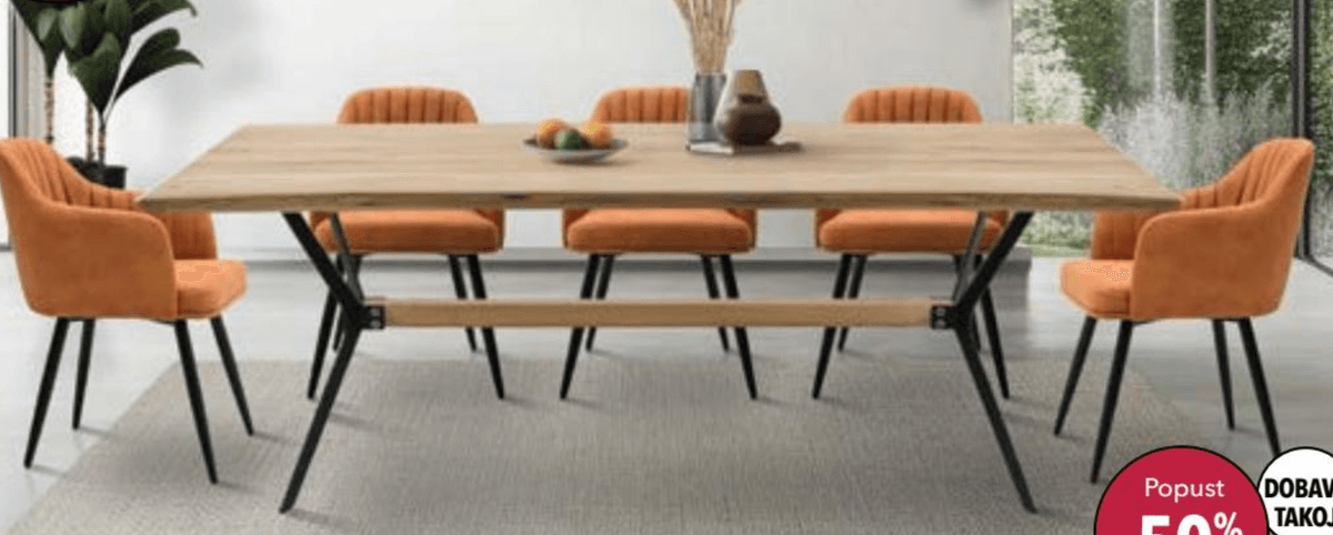 Stol SALIS - Akcija v trgovini Harvey Norman