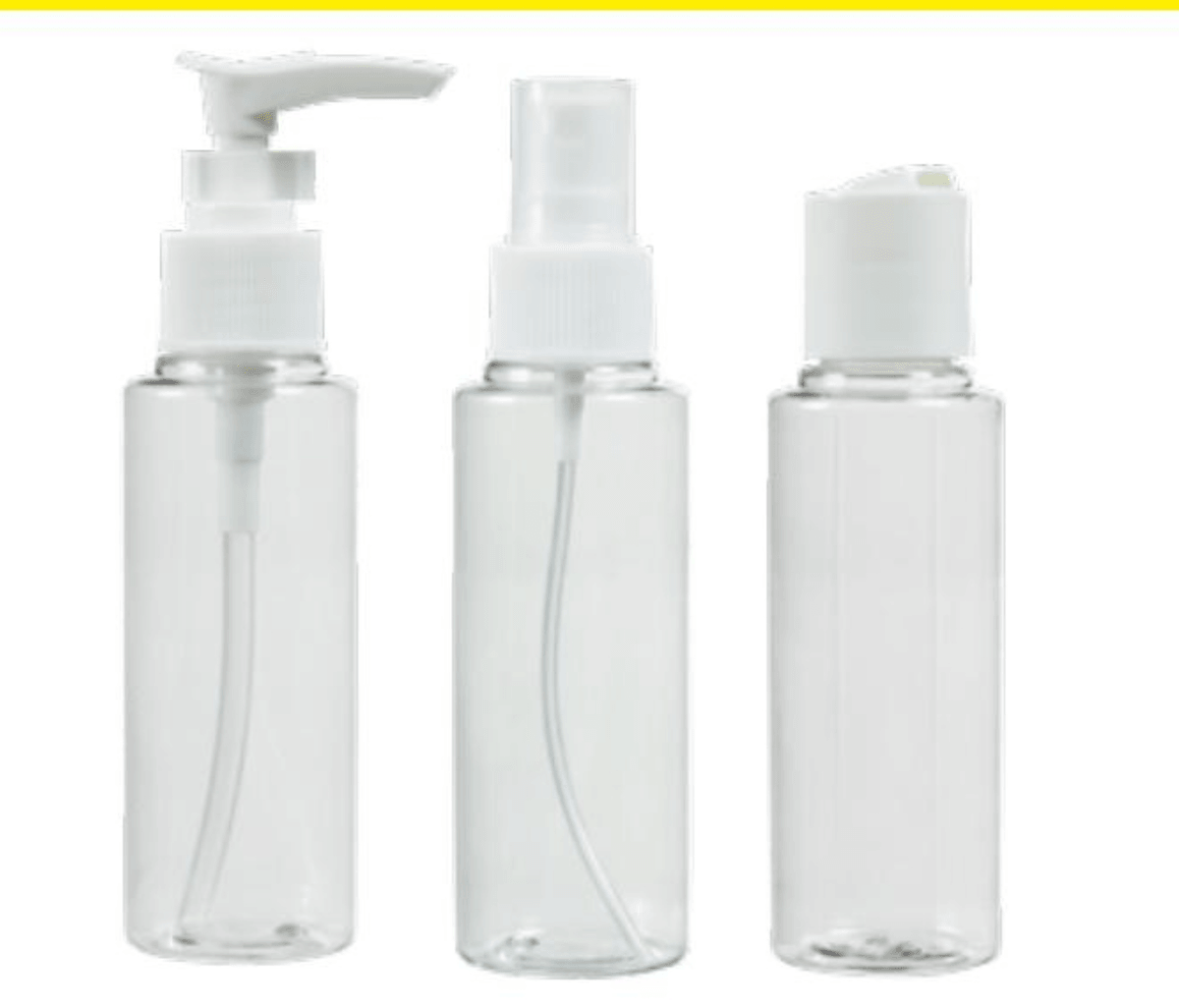 Potovalne stekleničke 100 ml - Akcija v trgovini Tedi