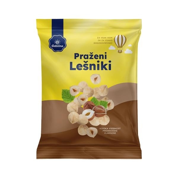 Praženi Lešniki 200 g Odlično - Akcija v trgovini Tuš