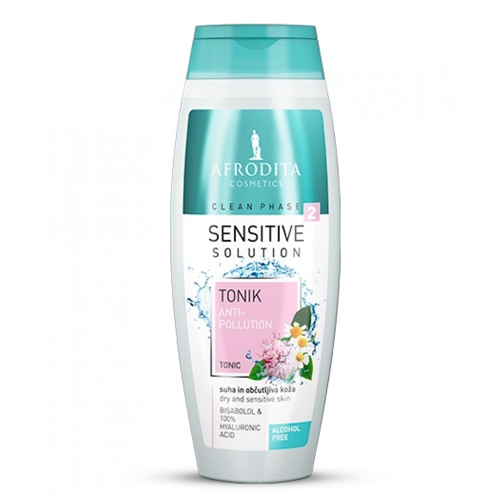Afrodita Cosmetics Clean Phase 2 Sensitive Solution tonik 200 ml Akcija v trgovini Dm