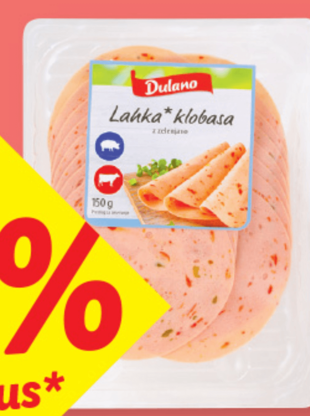 Dulano Lahka klobasa 150 g - Akcija v trgovini Lidl