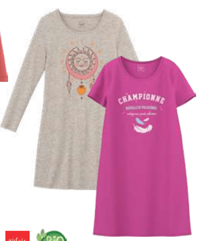 Ženska spalna srajca - Akcija v trgovini E.Leclerc