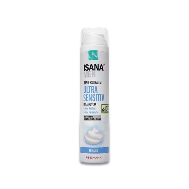 ISANA MEN PENA ZA BRITJE SENSITIVE 300 ml - Akcija v trgovini Spar