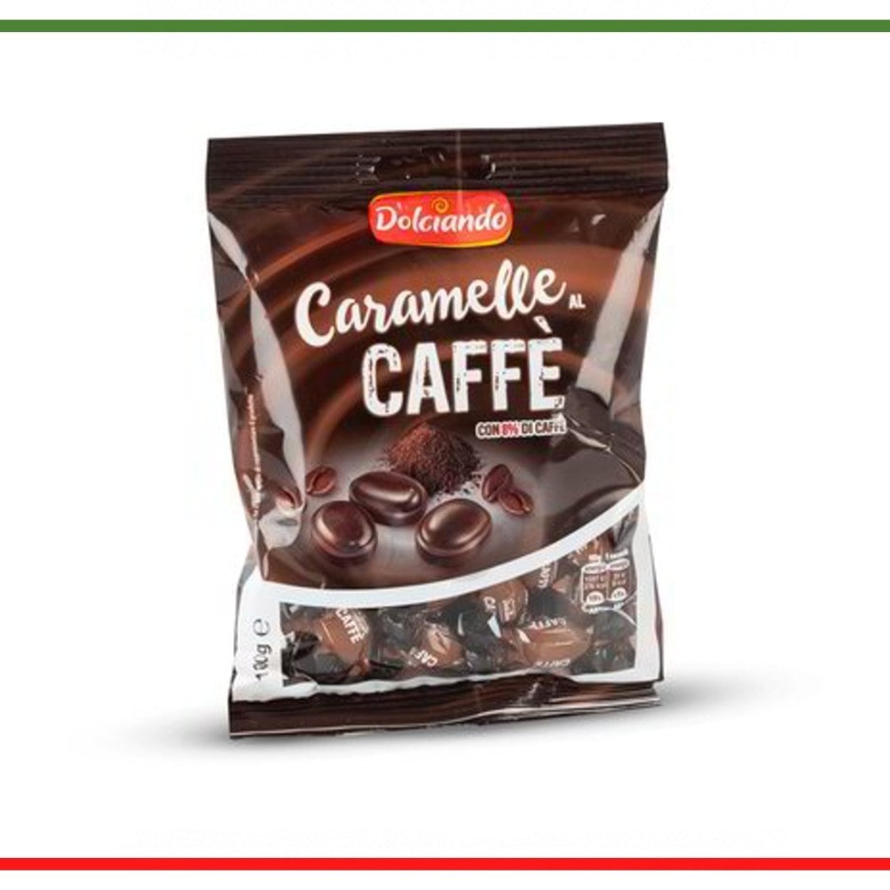 Dolciando bonboni z okusom kave Caramelle Caffe 100 g Akcija v trgovini Eurospin