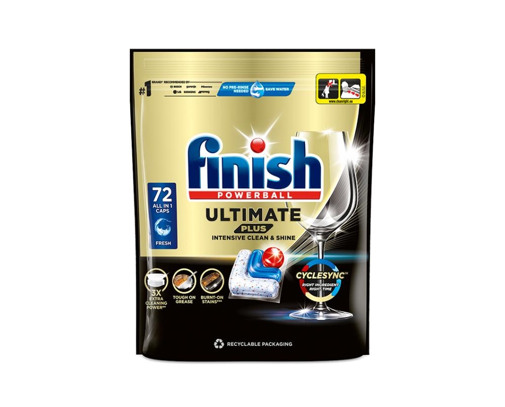 Finish Ultimate Plus Maxi Pack Fres 67 kapsul, 817 g - Akcija v trgovini Mueller