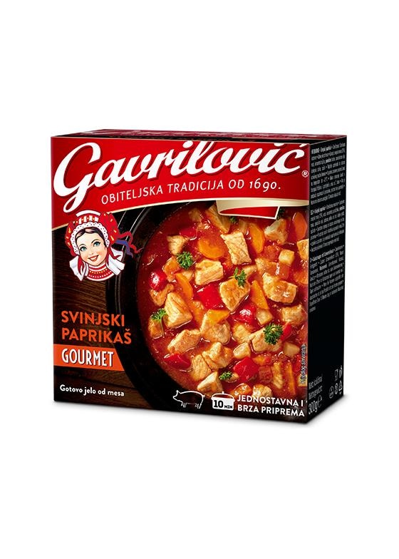 Gavrilović Svinjski paprikaš 300g - Akcija v trgovini Jager