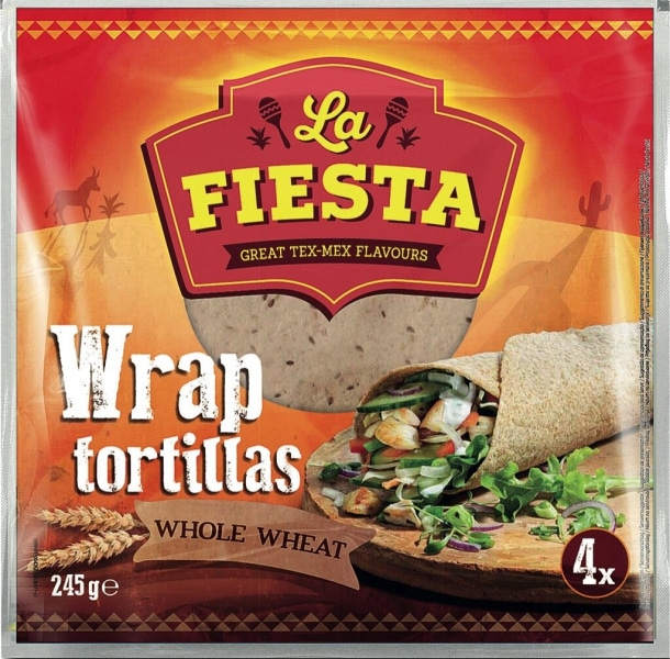 Polnozrnate tortilje La Fiesta 245 g - Akcija v trgovini Spar