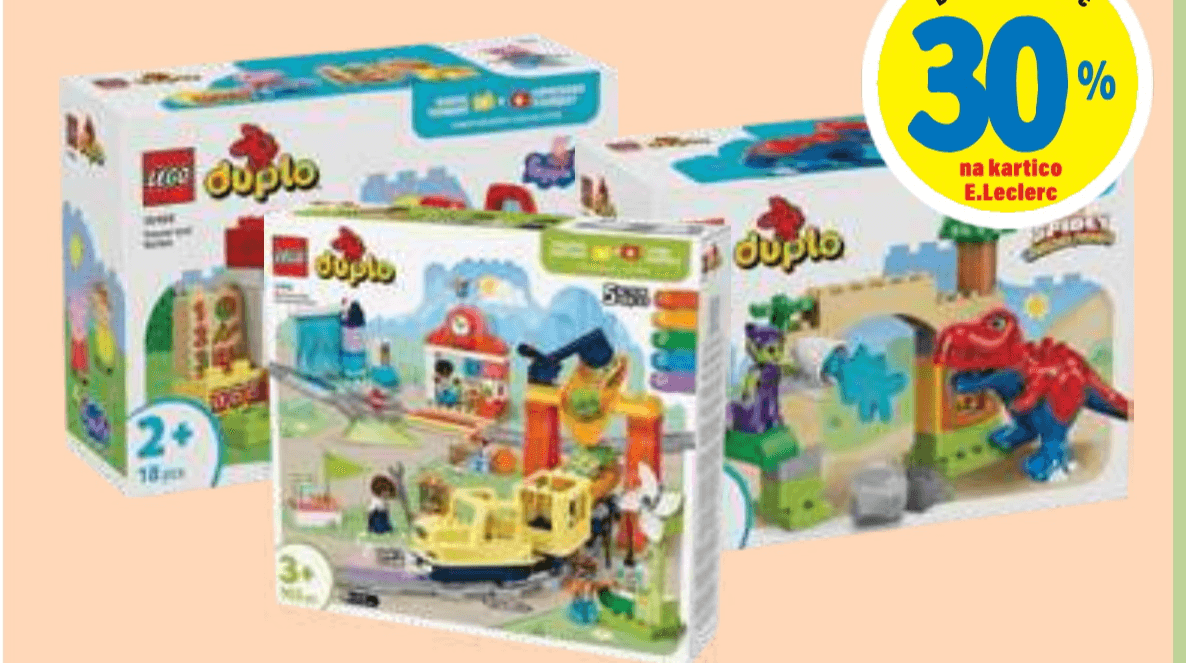 LEGO Vsi izdelki Duplo - Akcija v trgovini E.Leclerc