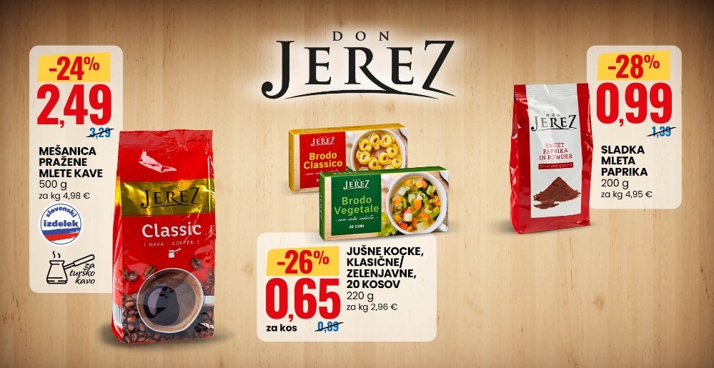 Don Jerez sladka mleta paprika 200 g Akcija v trgovini Eurospin