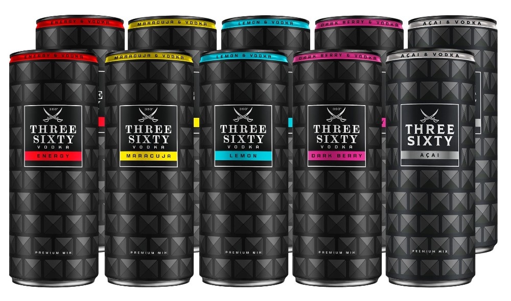 Alkoholna pijača Three Sixty RTD 0,33 l Akcija v trgovini Mercator