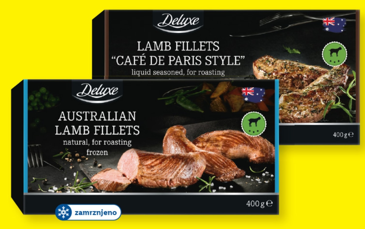 Deluxe Avstralski jagnječji file 400 g - Akcija u trgovini Lidl