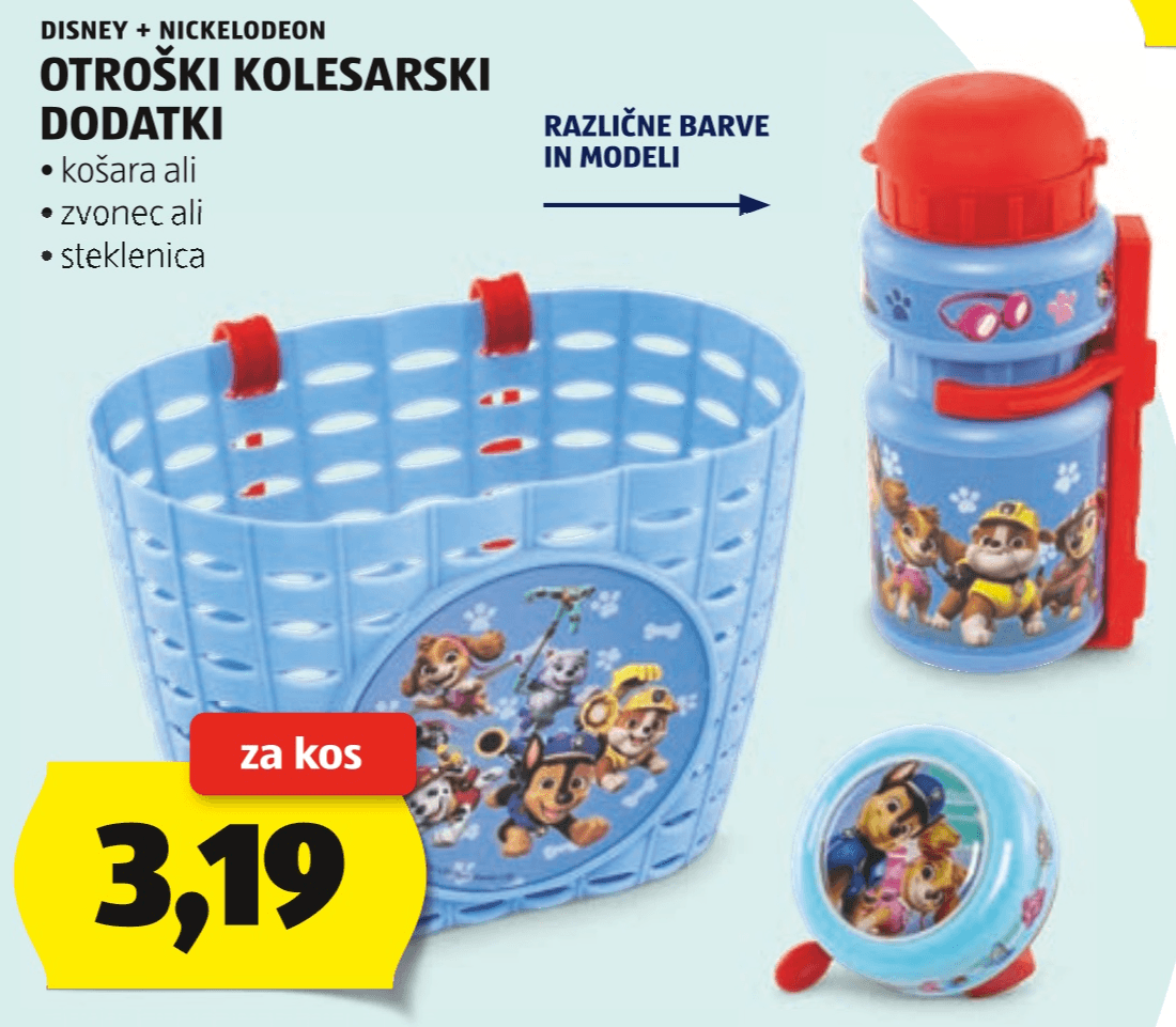 Otroški kolesarski dodatki - Akcija v trgovini Hofer