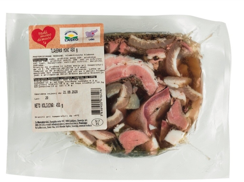 Tlačenka 450 g Kmetijska zadruga Laško - Akcija v trgovini Jager