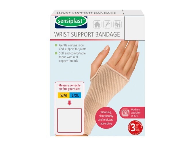 SENSIPLAST Wrist Support Bandage 1 kom - Akcija v trgovini Lidl