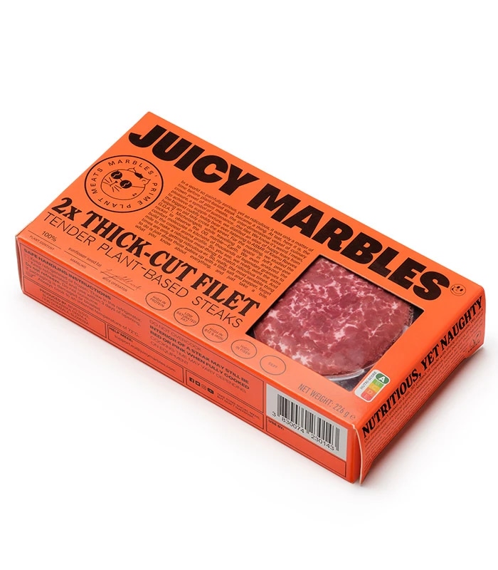 Rastlinski nadomestek mesa 180 g ali 226 g Juicy Marbles - Akcija v trgovini Spar