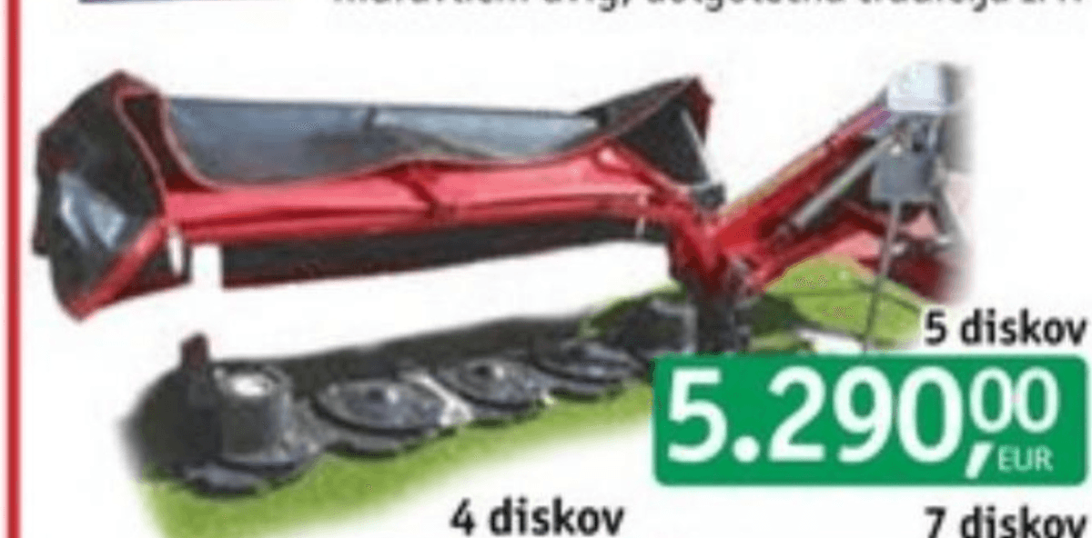 Rotacijska kosilnica FPM - Akcija v trgovini Jager
