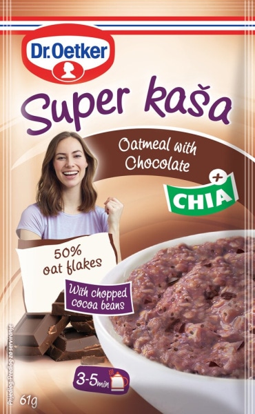 Ovsene kaše Dr.Oetker Super kaša 50 g-61 g - Akcija v trgovini Spar