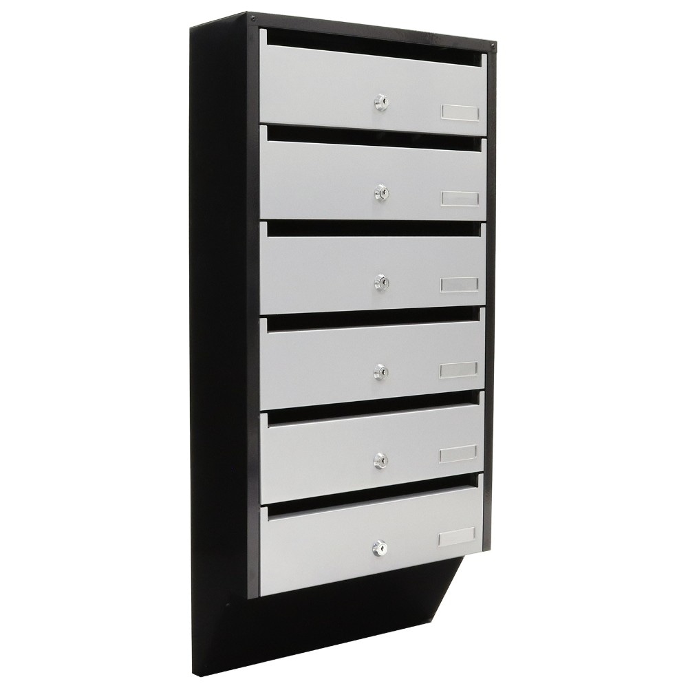 Sistem poštnih nabiralnikov 'Depot 6' 38,5 x 14 x 82,4 cm - Akcija v trgovini Bauhaus