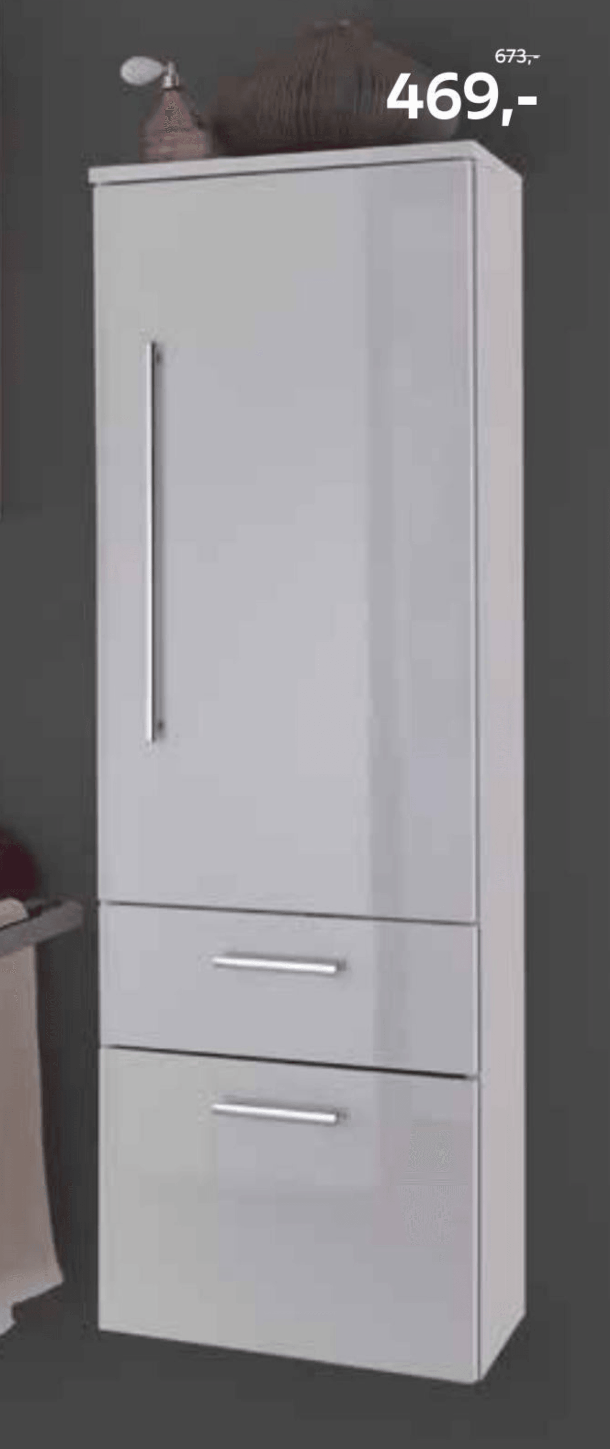 Visoka kopalniška omarica - Akcija v trgovini Lesnina