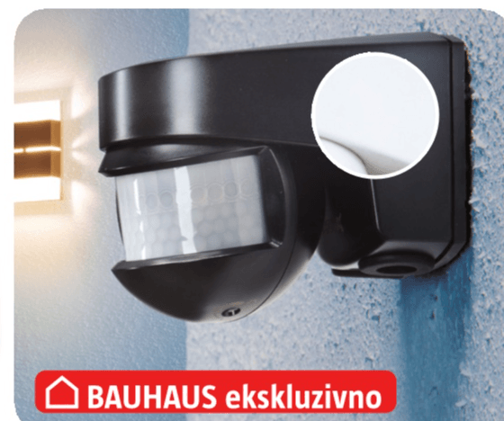 Infrardeči senzor gibanja 'RS97B' BAUHAUS - Akcija v trgovini Bauhaus