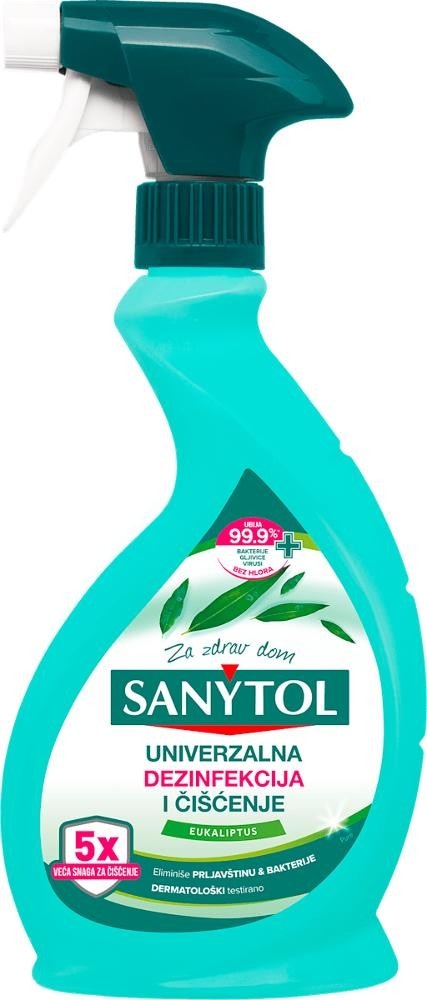 Sanytol univerzalno čistilo za čiščenje in dezinfekcijo Akcija v trgovini Tuš