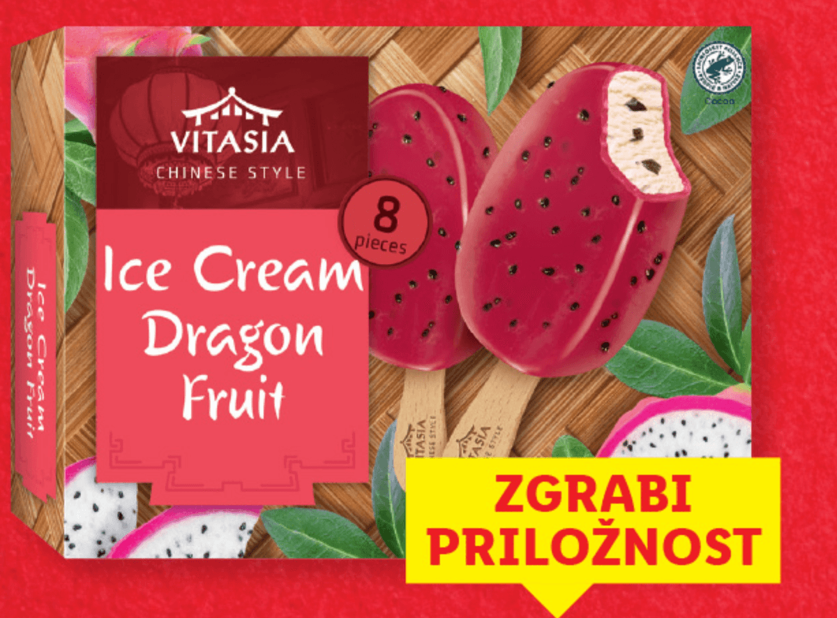 Vitasia Sladoled na palčki 400 ml - Akcija v trgovini Lidl
