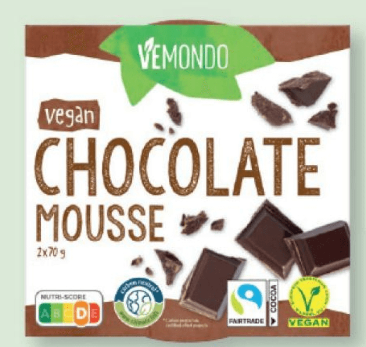 Vemondo Veganski „mousse“ s čokolado 140 g - Akcija v trgovini Lidl
